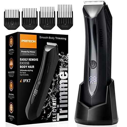 Body Hair Trimmer with Ceramic Blade, Rechargeable Cordless Trimmer R520097