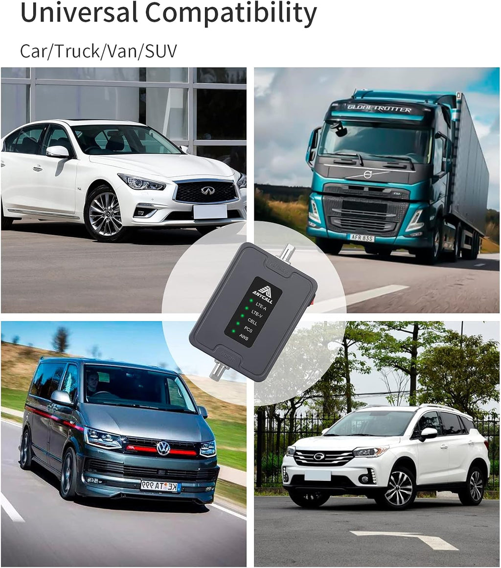 5 Bands Vehicle Cell Signal Booster T65013