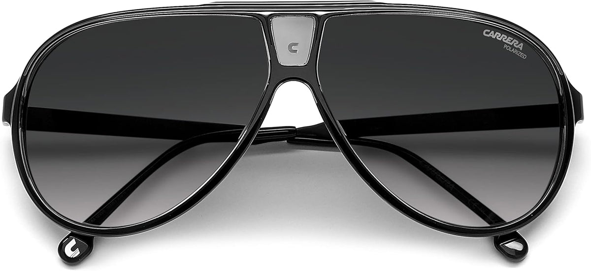 Polarized Grey Shaded Pilot Sunglasses 63 E9549