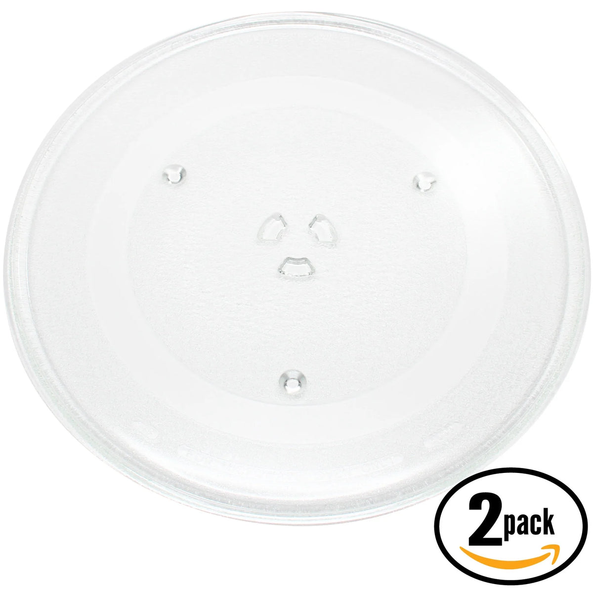 2-Pack Replacement Microwave Glass Turntable Tray 14 1/8" (359 mm) E3753