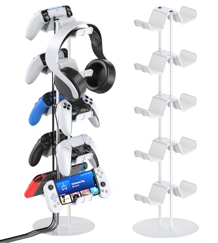 4 Tiers Controller Stand with Cable Organizer Z593678