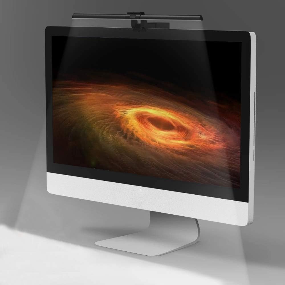 Black LED Monitor Light Bar with 3 Lighting Modes and 10 Brightness Levels V74550