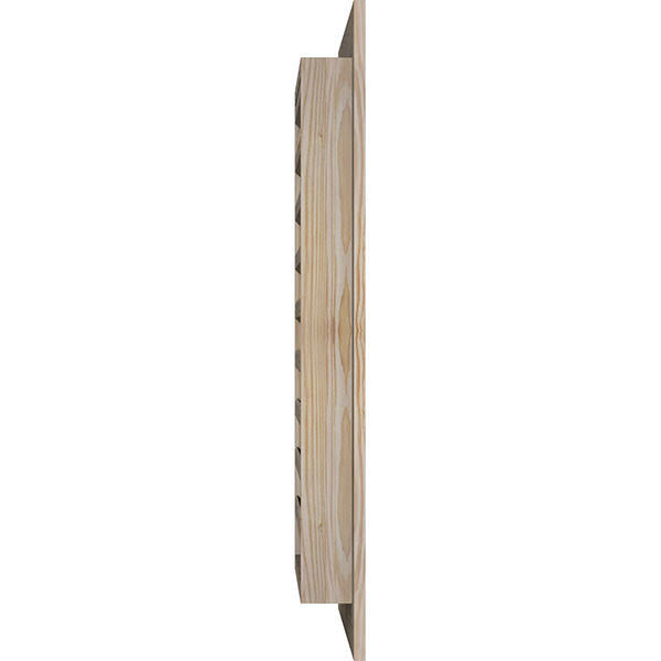 28-in W x 22-in H Vertical Gable Vent Unfinished Smooth Pine N898