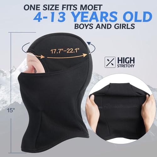 Kids Balaclava Face Mask Winter Hat Ski Mask T923691