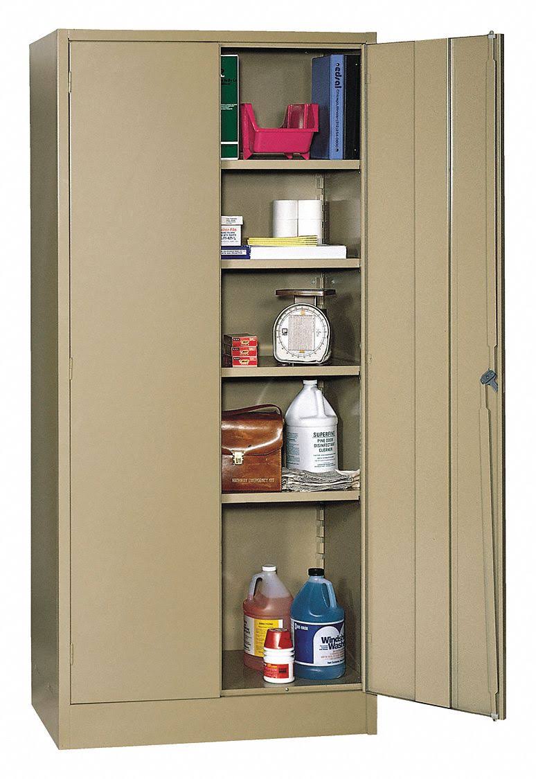 72 H 36 W TAN Shelving Cabinet Z364359