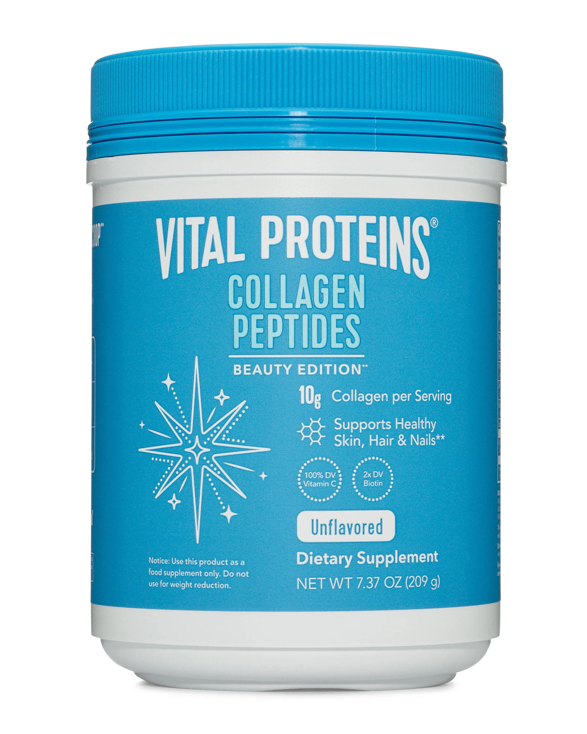Collagen Peptides Supplement Powder, 7.37 oz W123907
