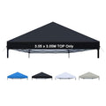 White Waterproof Canopy Replacement Top with Ropes G5267