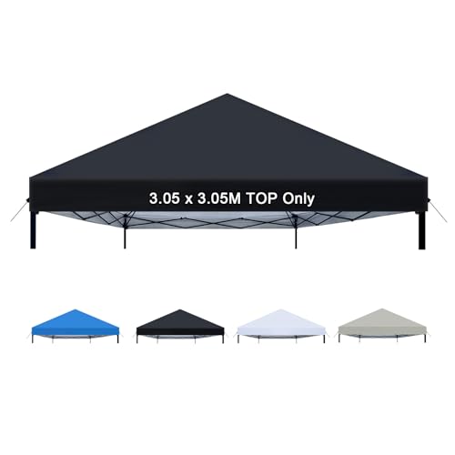 White Waterproof Canopy Replacement Top with Ropes G5267