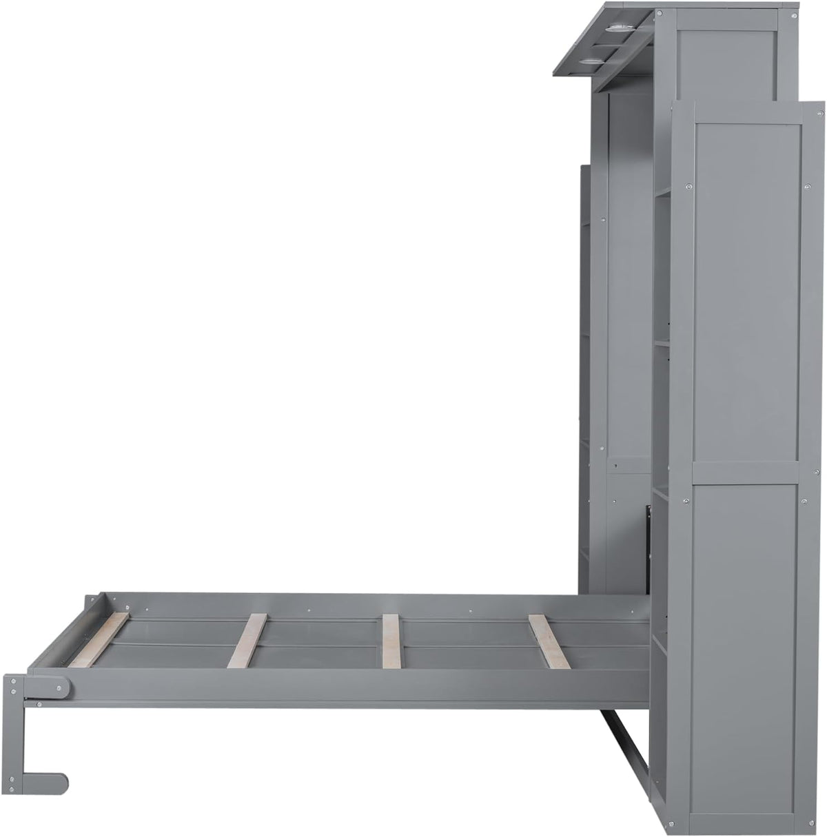 Queen Size Solid Wood Murphy Bed J403