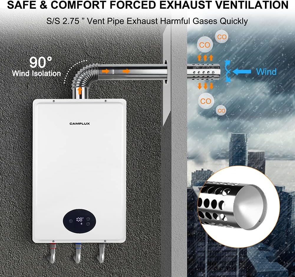 5.28 GPM Propane Tankless Water Heater Y49965