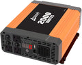 2000W 12V to 110V Power Inverter with 3AC Outlets and USB B524805