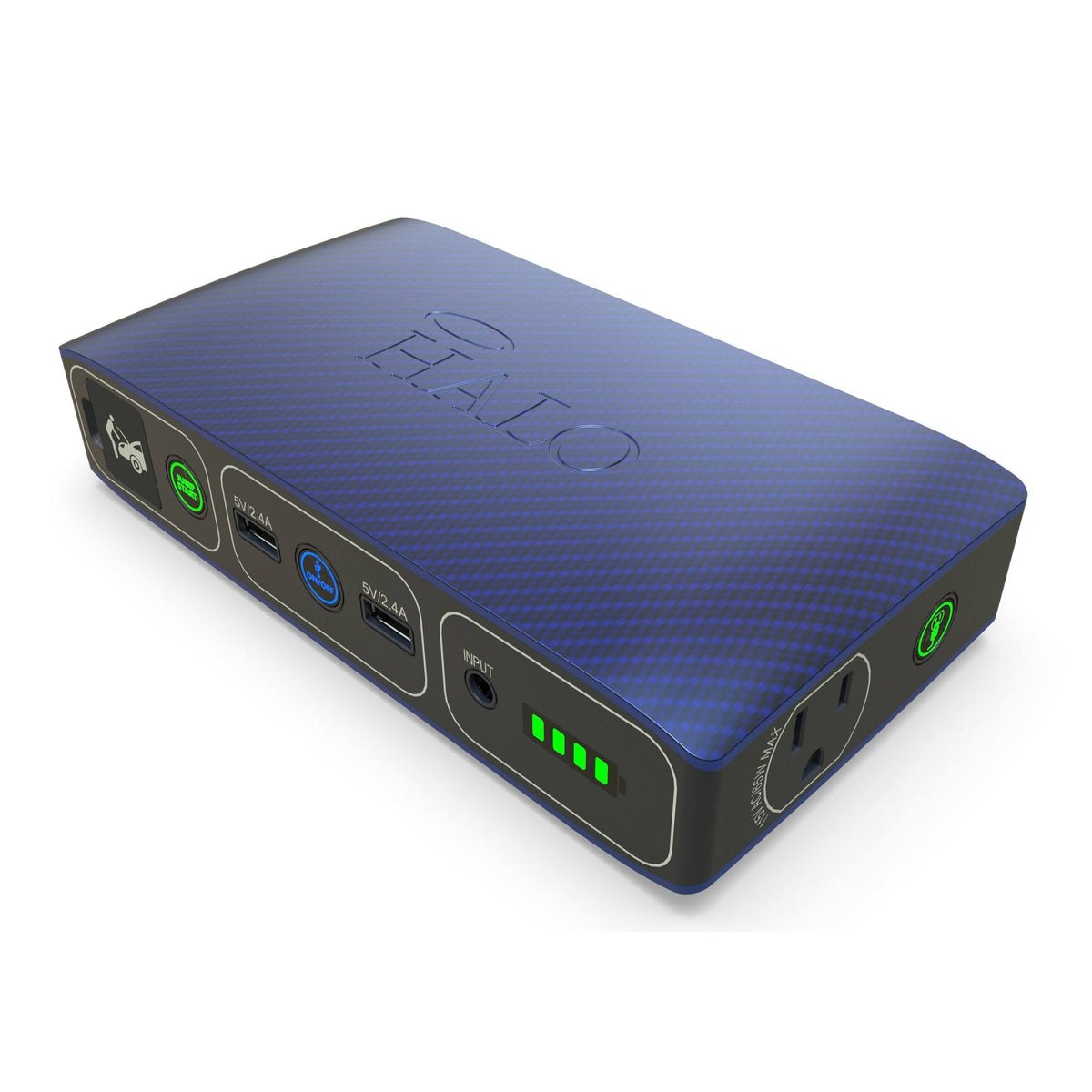 Portable Phone Laptop Charger Car Jump Blue Graphite K7124