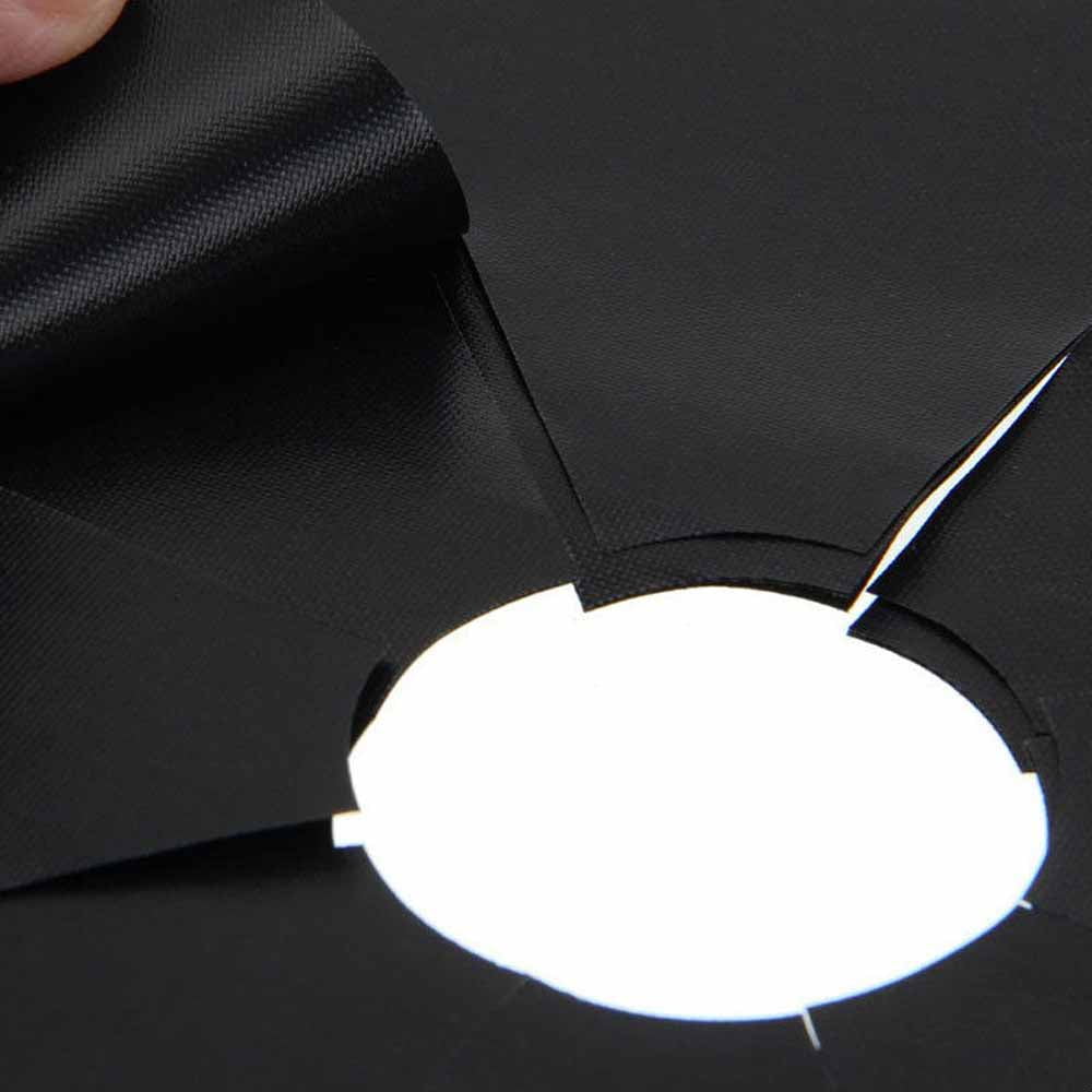 16 PCS Double Thickness Heat Resistant Stove Top Covers Black L595265