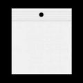 Clear Vacuum Bag with Zipper and Hang Hole, 3 mil, 10 x 16, 500/Case F153
