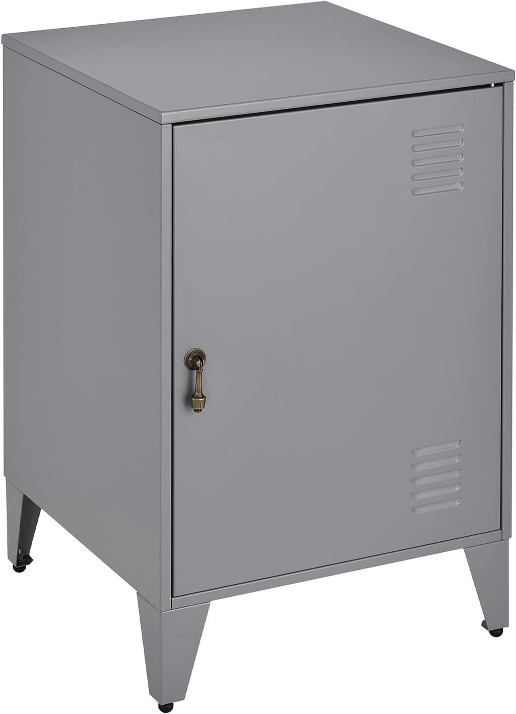 Black Metal Night Stands Set of 2 with 1 Door H2773