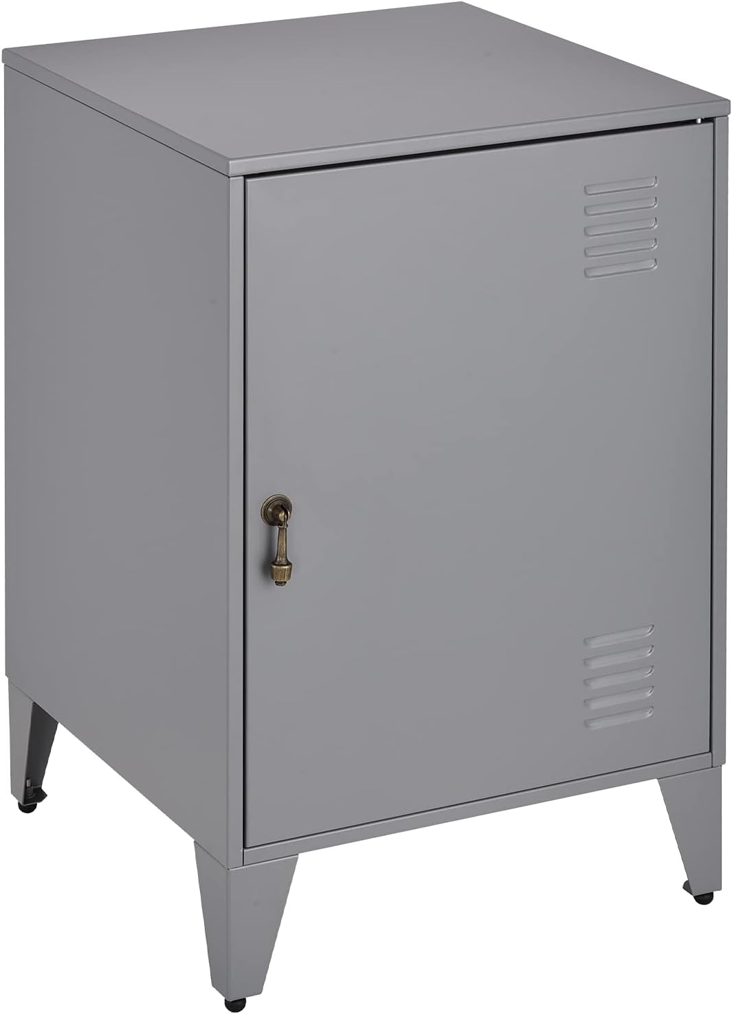 Black Metal Night Stands Set of 2 with 1 Door H2773