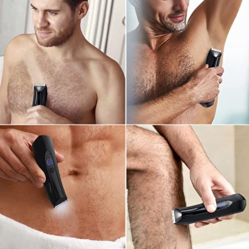 Body Hair Trimmer with Ceramic Blade, Rechargeable Cordless Trimmer R520097