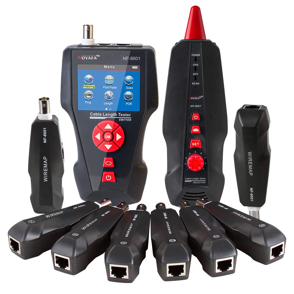 Network Cable Tester RJ11 RJ45 BNC Ethernet LAN Cable Tester Y215