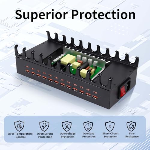 24 Ports USB Fast Charging Station U28213