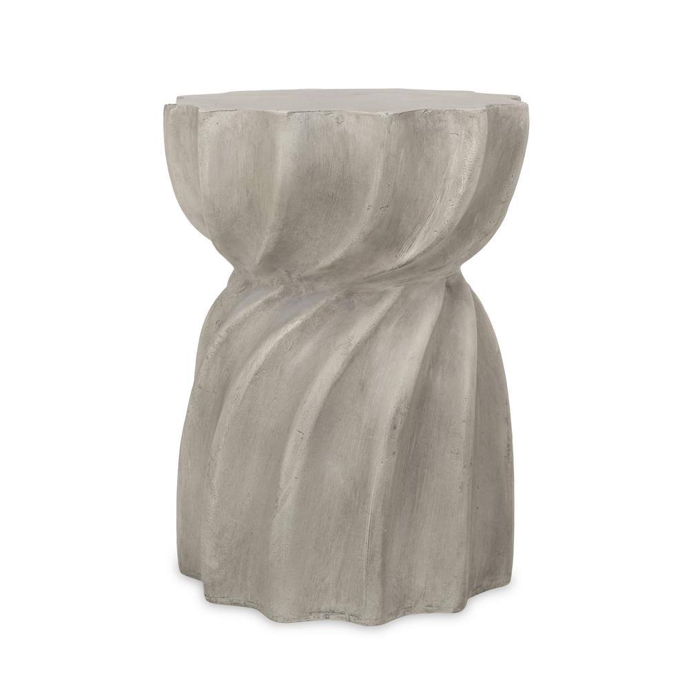 Concrete Finish Side Table Z554