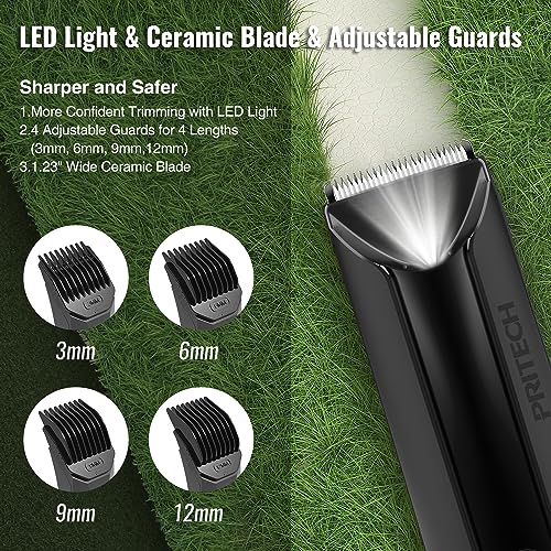 Body Hair Trimmer with Ceramic Blade, Rechargeable Cordless Trimmer R520097