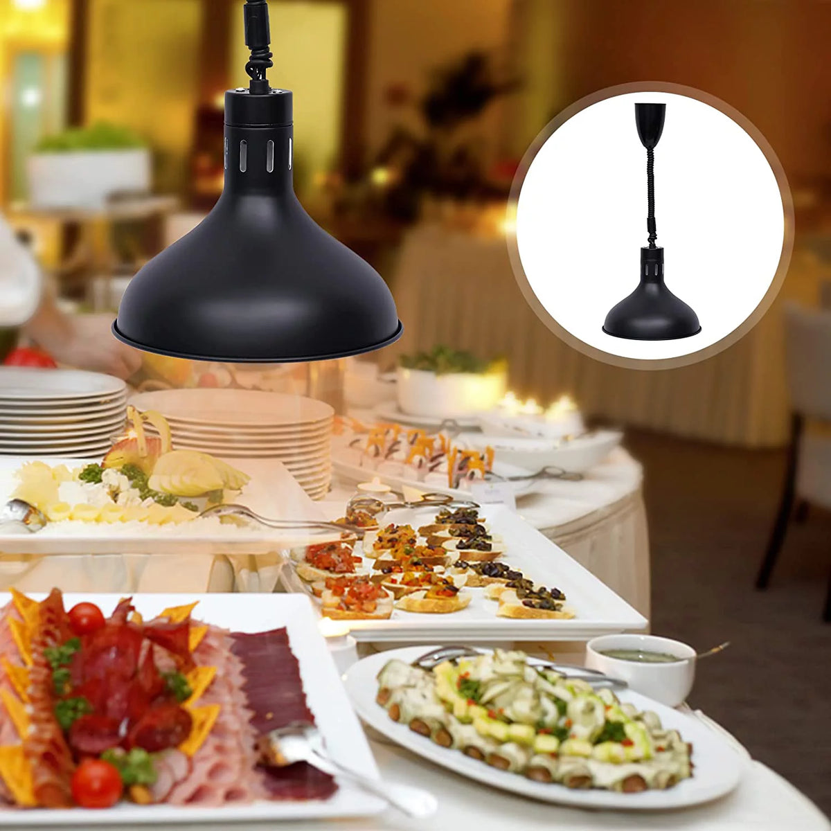 250W Hanging Food Warmer Lamp Y94852