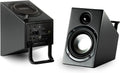 Black Set of 2 Powered Speakers Y93839