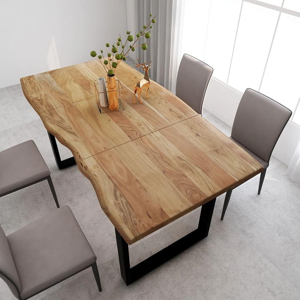 Solid Acacia Wood Dining Table L544
