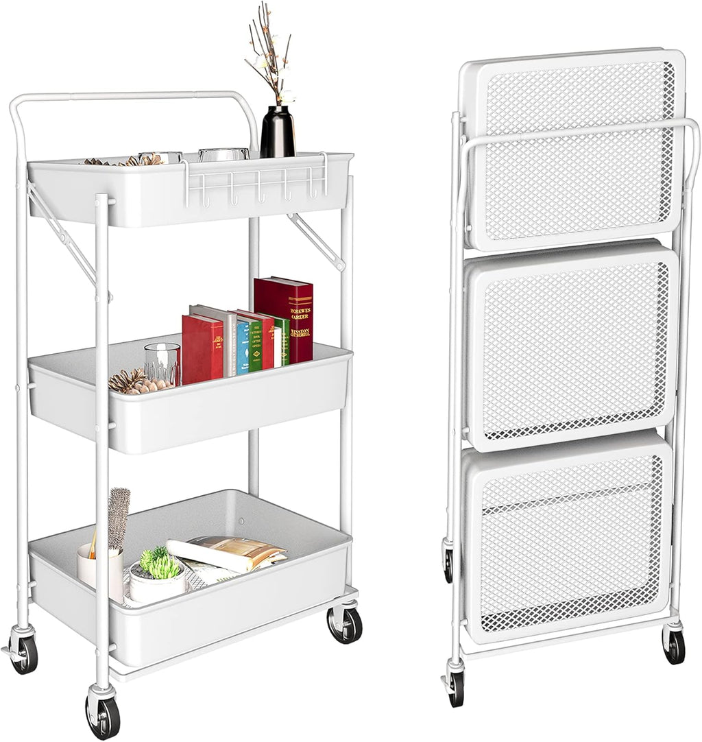 3 Tier Rolling Cart with Wheels G529