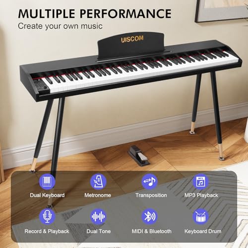 88 Key Semi-Weighted Digital Piano with Stand Y38155