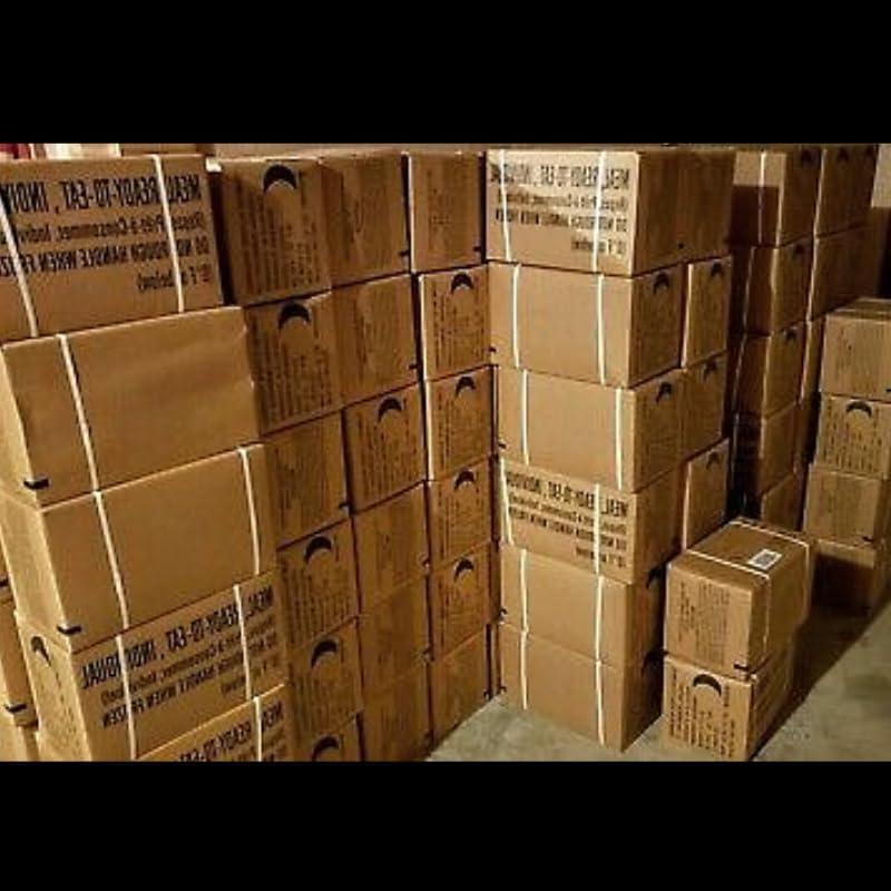 MRE Meal Kit Bundle Cases with Heater - Inspection Date 2025 or Better C18103