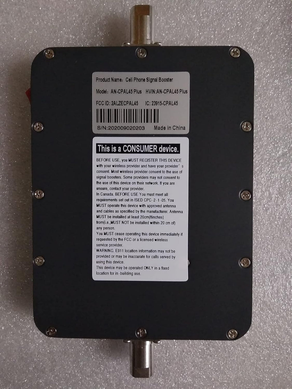 5 Bands Vehicle Cell Signal Booster T65013
