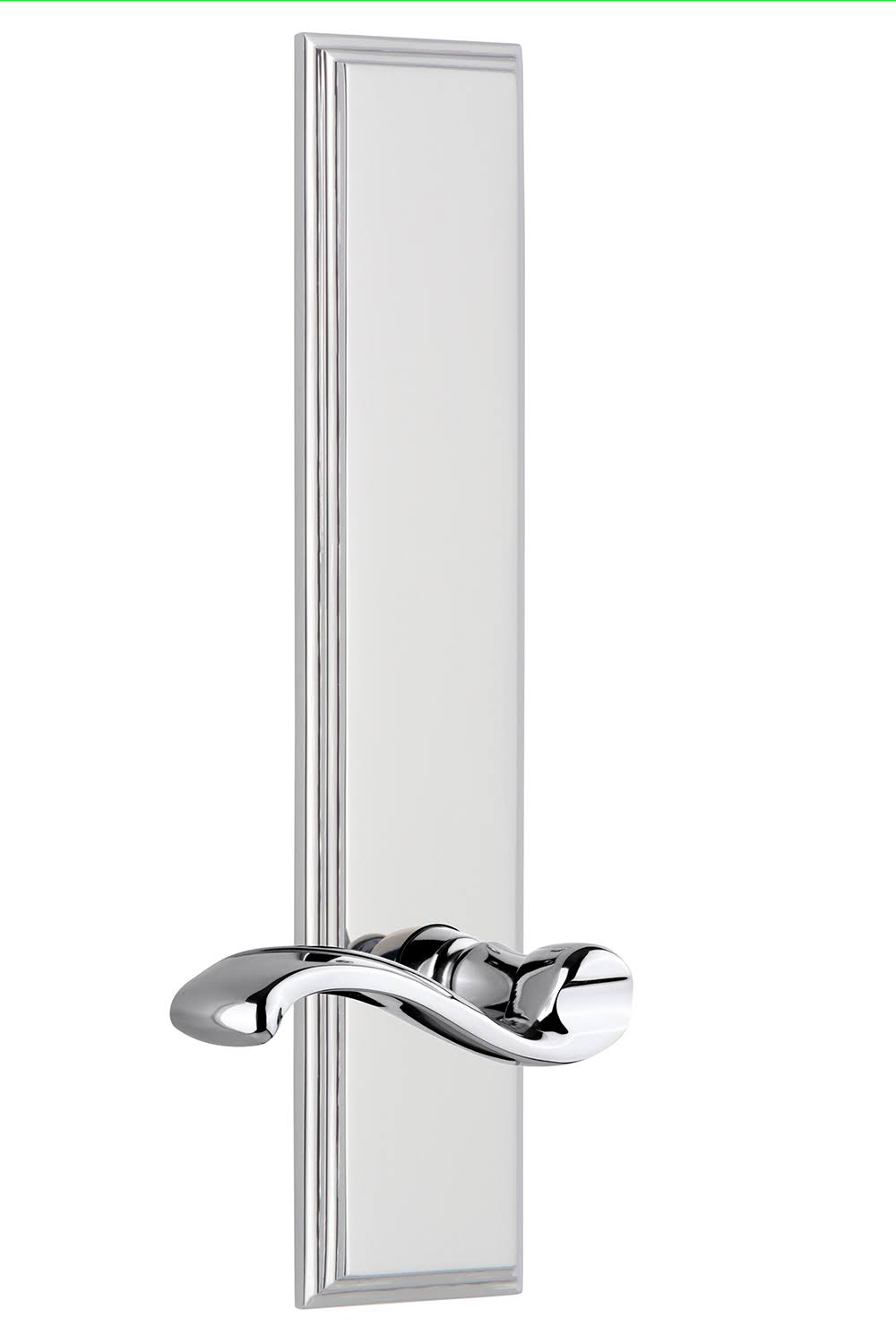 Bright Chrome Tall Plate Dummy Lever R512