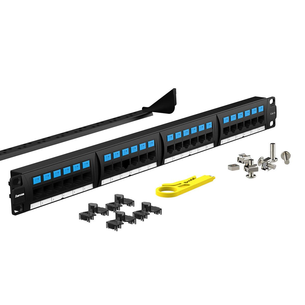 CAT6 48 Ports Patch Panel Rack Mount 2U 19 inch RJ45 I638620