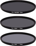 72mm Slim ND Filter Set ND1000 ND64 ND8 Optical Glass E160