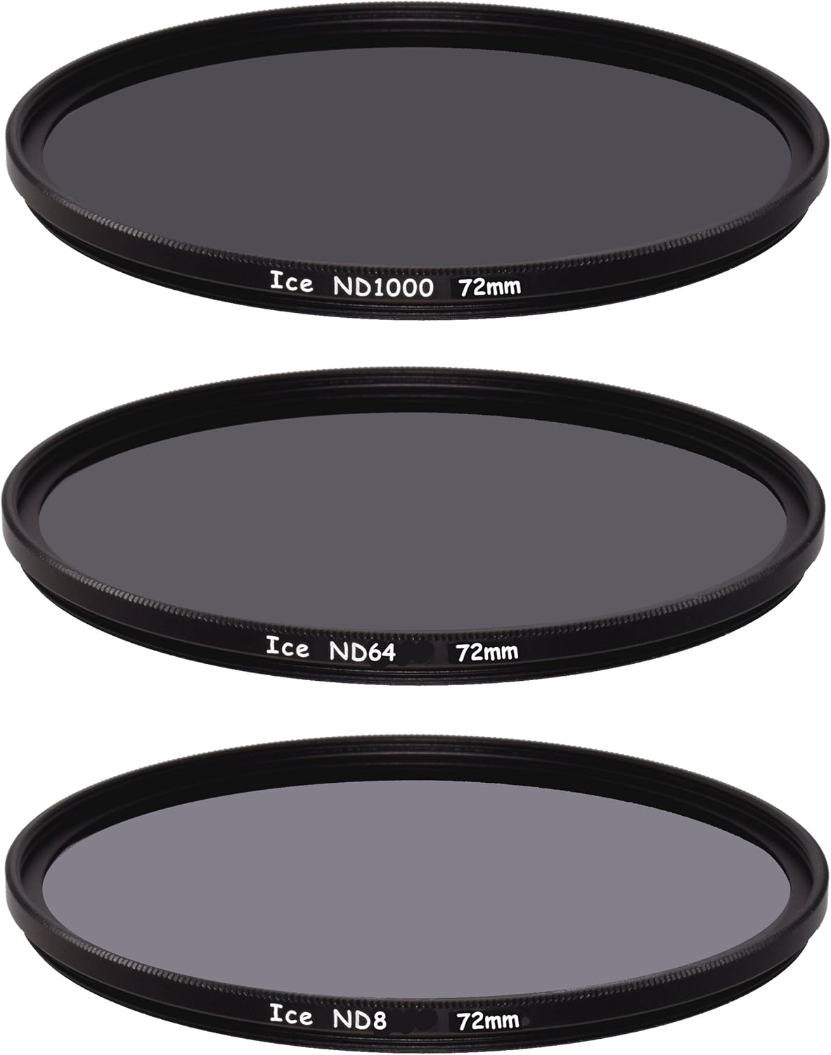 72mm Slim ND Filter Set ND1000 ND64 ND8 Optical Glass E160