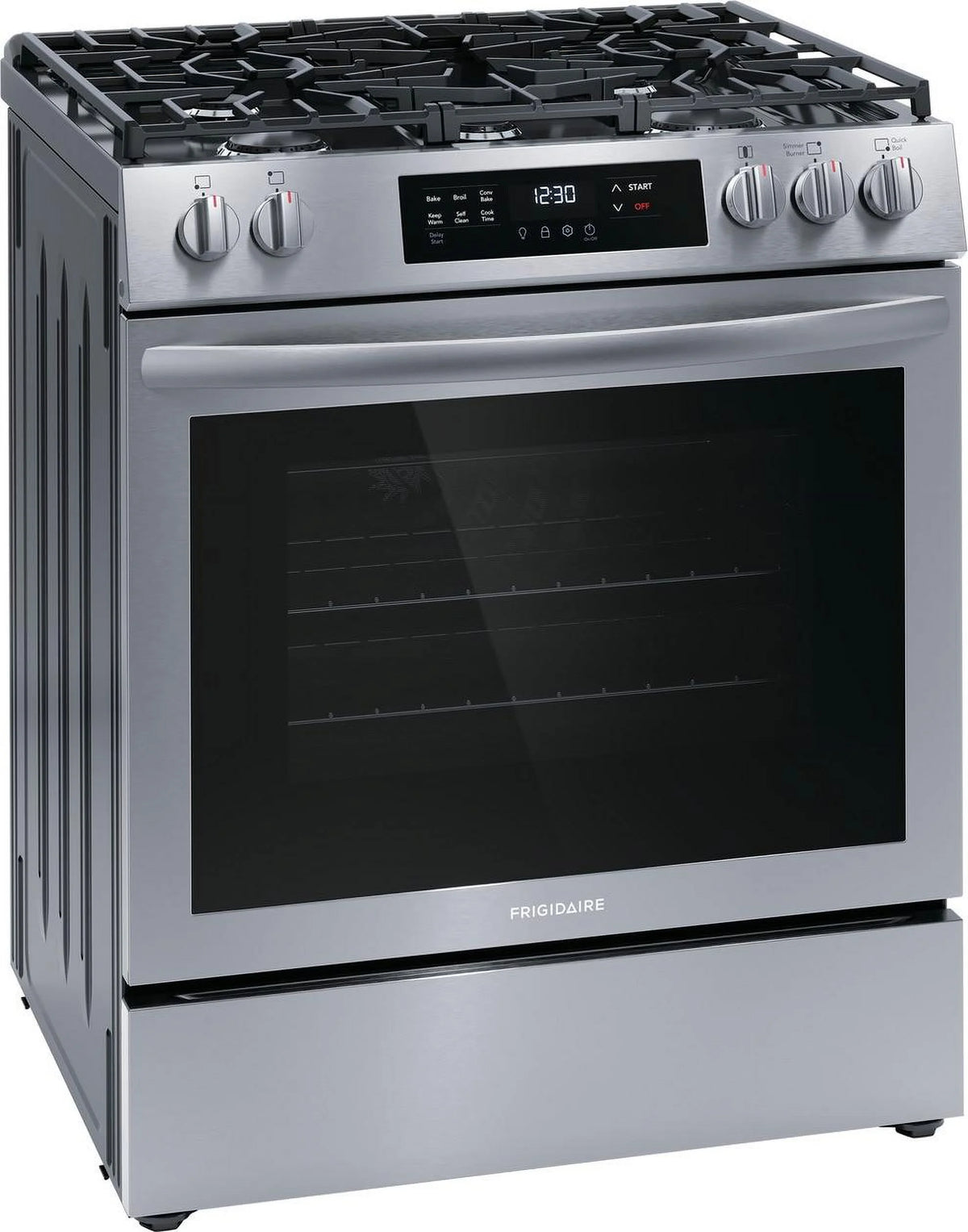 30" Front Control Gas Range with Convection Bake Q747403