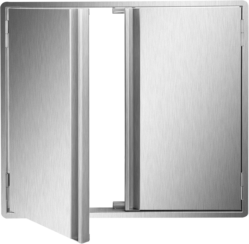 29.5W x 22H Inch Stainless Steel Outdoor Kitchen Doors V776922