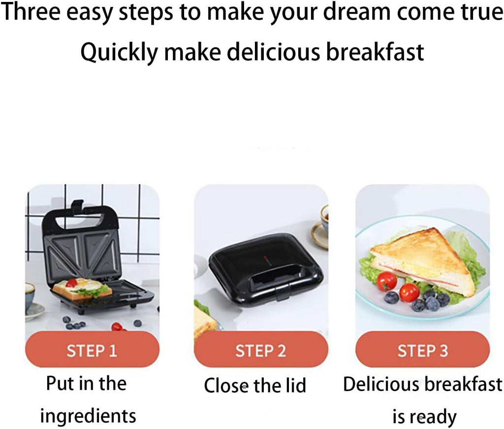 Waffle Maker with Removable Non-Stick Tray, 2-Slice, 750W A210