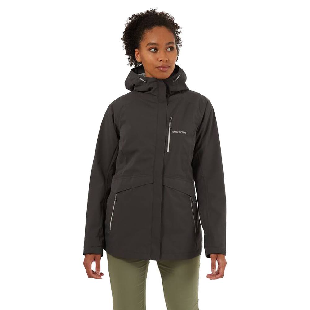 Womens Waterproof Jacket Charcoal 10 G427