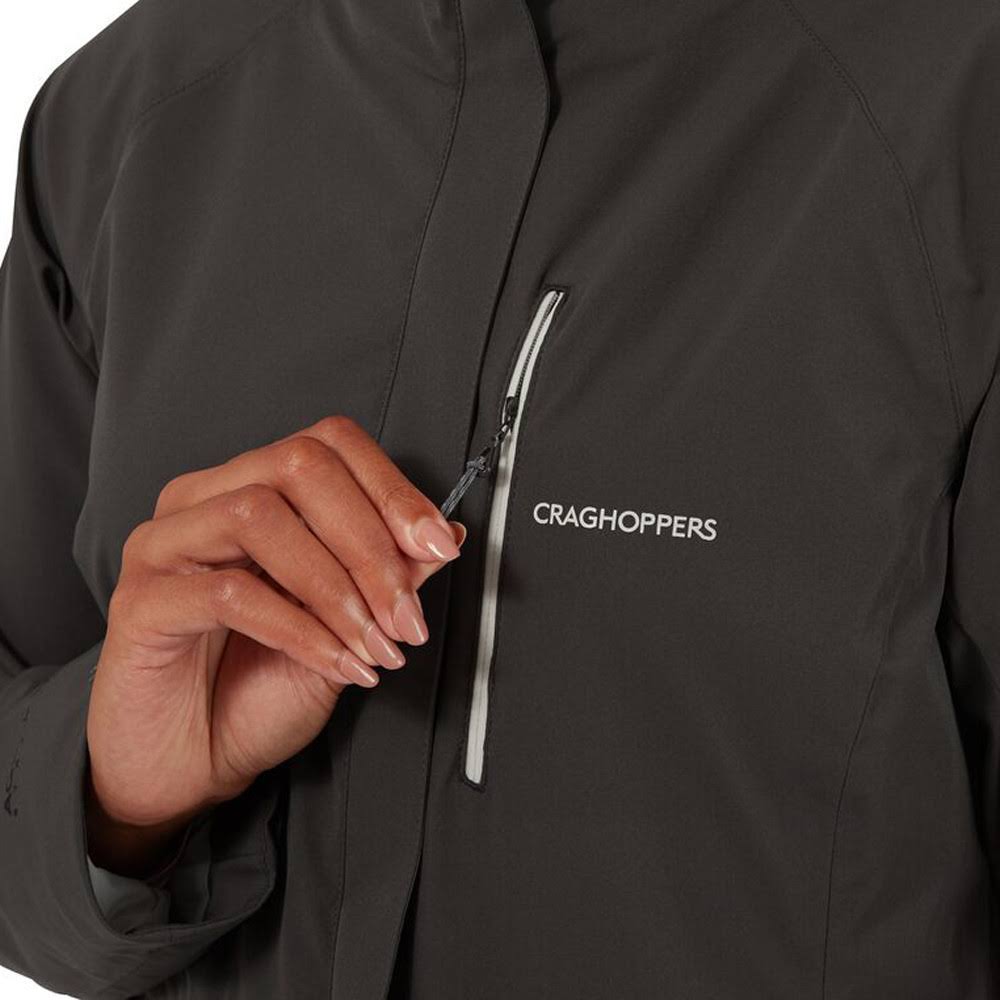 Womens Waterproof Jacket Charcoal 10 G427