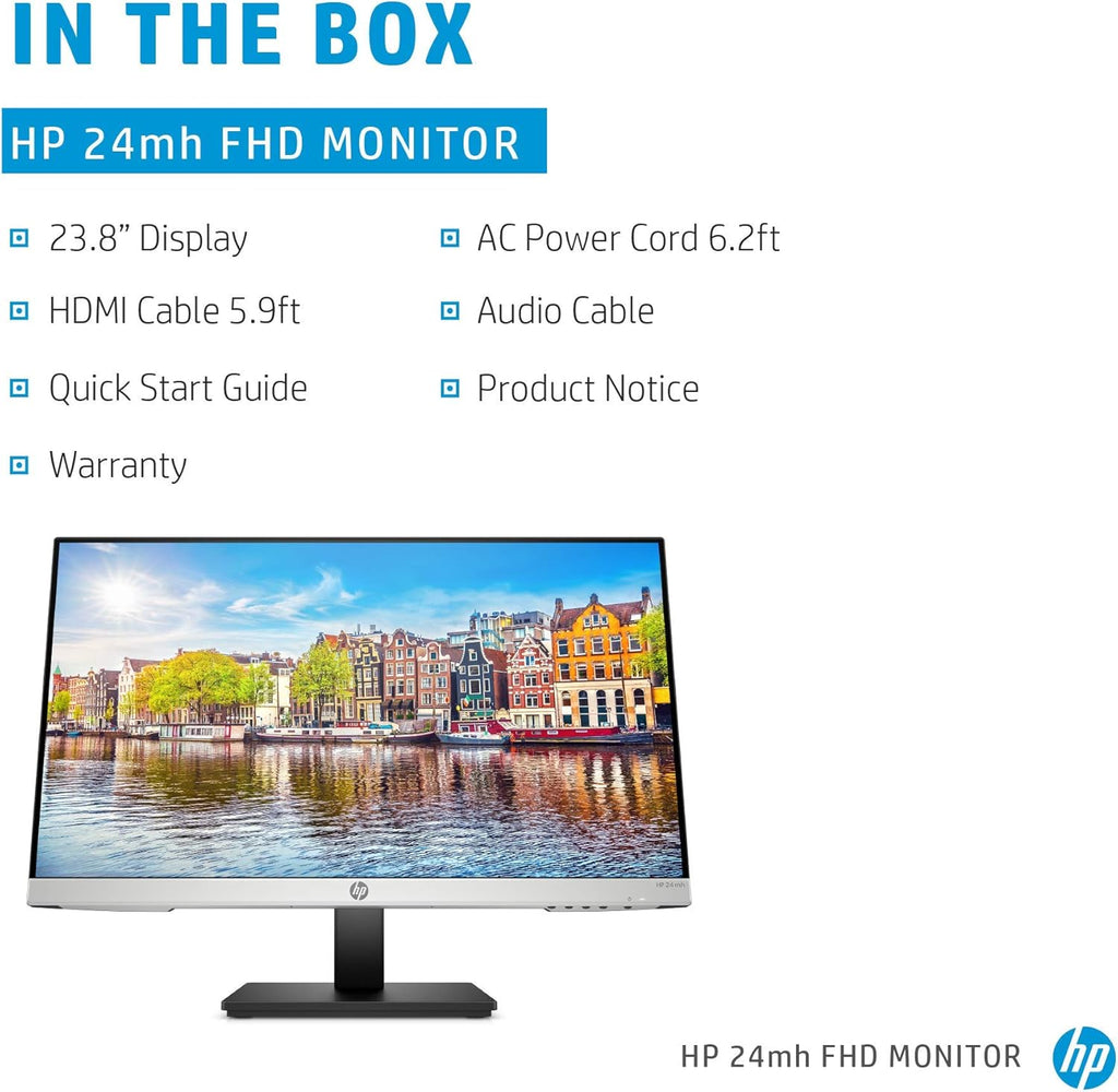 23.8-Inch FHD IPS Computer Monitor with Built-In Speakers W15831