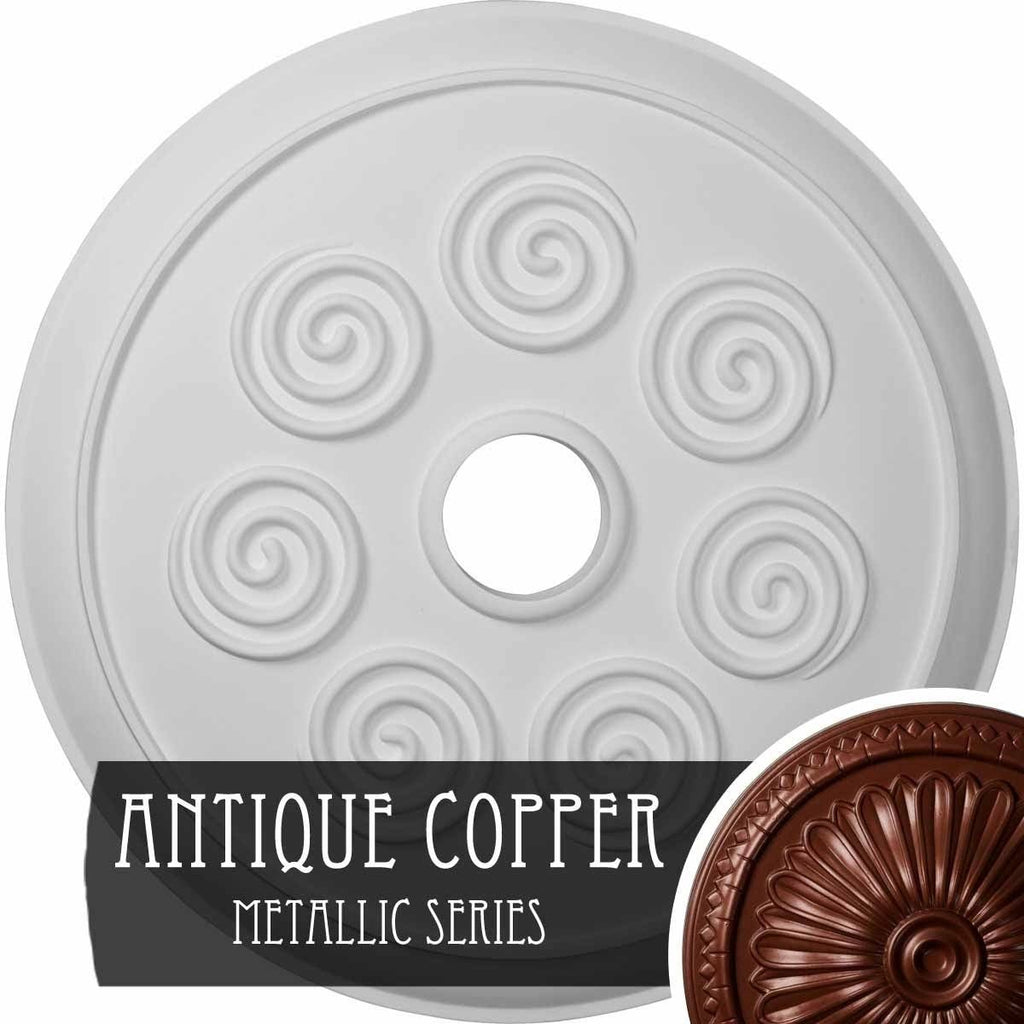 Spiral Ceiling Medallion P577