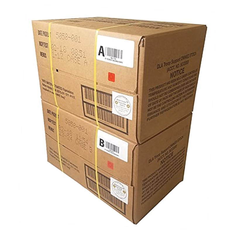 MRE Meal Kit Bundle Cases with Heater - Inspection Date 2025 or Better C18103