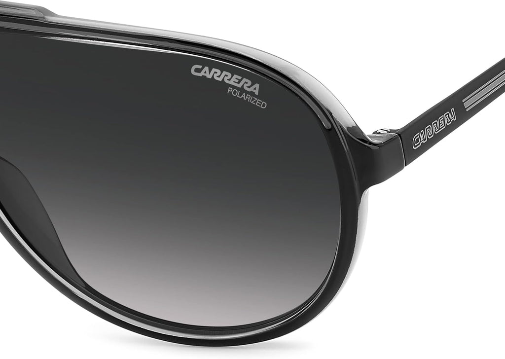 Polarized Grey Shaded Pilot Sunglasses 63 E9549