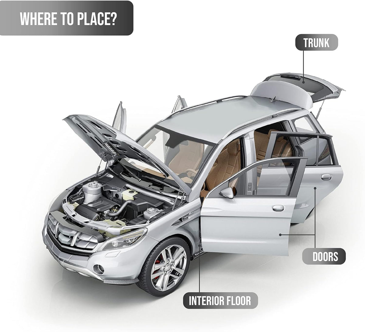 150 Mil 20 Sqft Car Sound Deadener Material Y778
