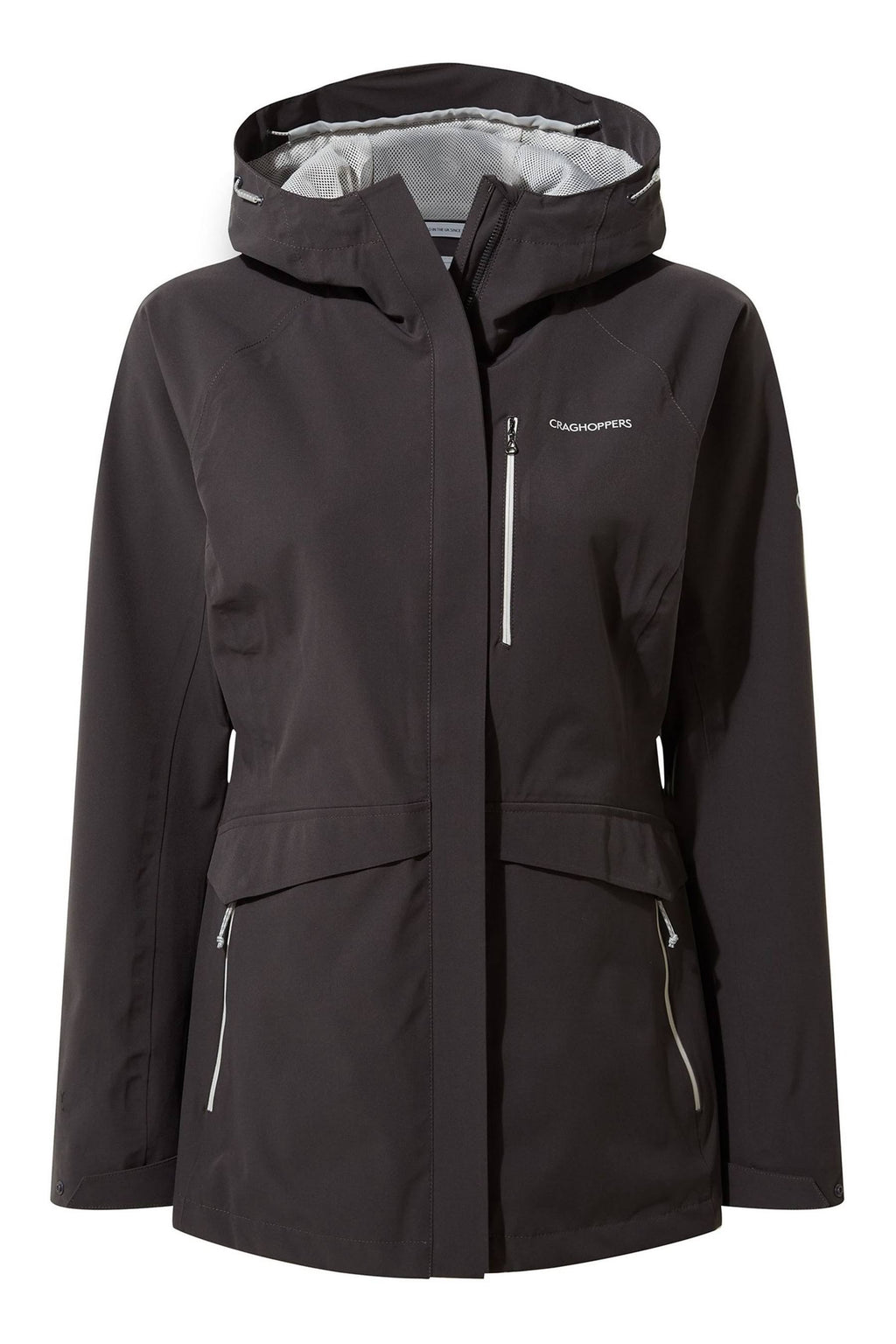Womens Waterproof Jacket Charcoal 10 G427