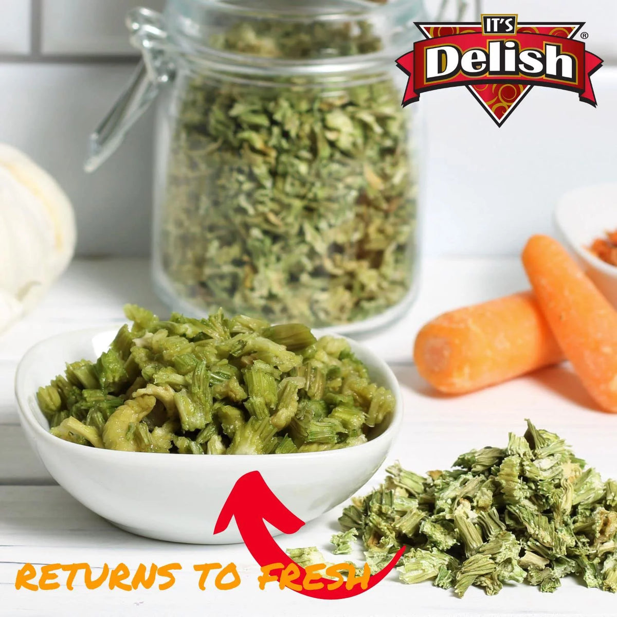 Dried Celery Flakes Large Jar K4423