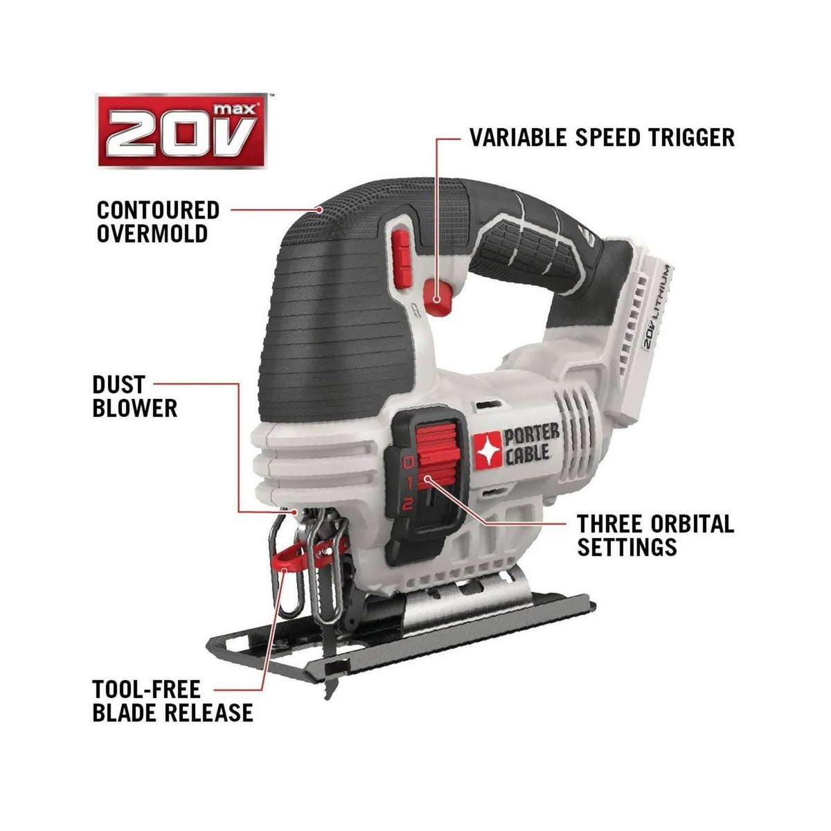 20-Volt Max Lithium Jigsaw L8961