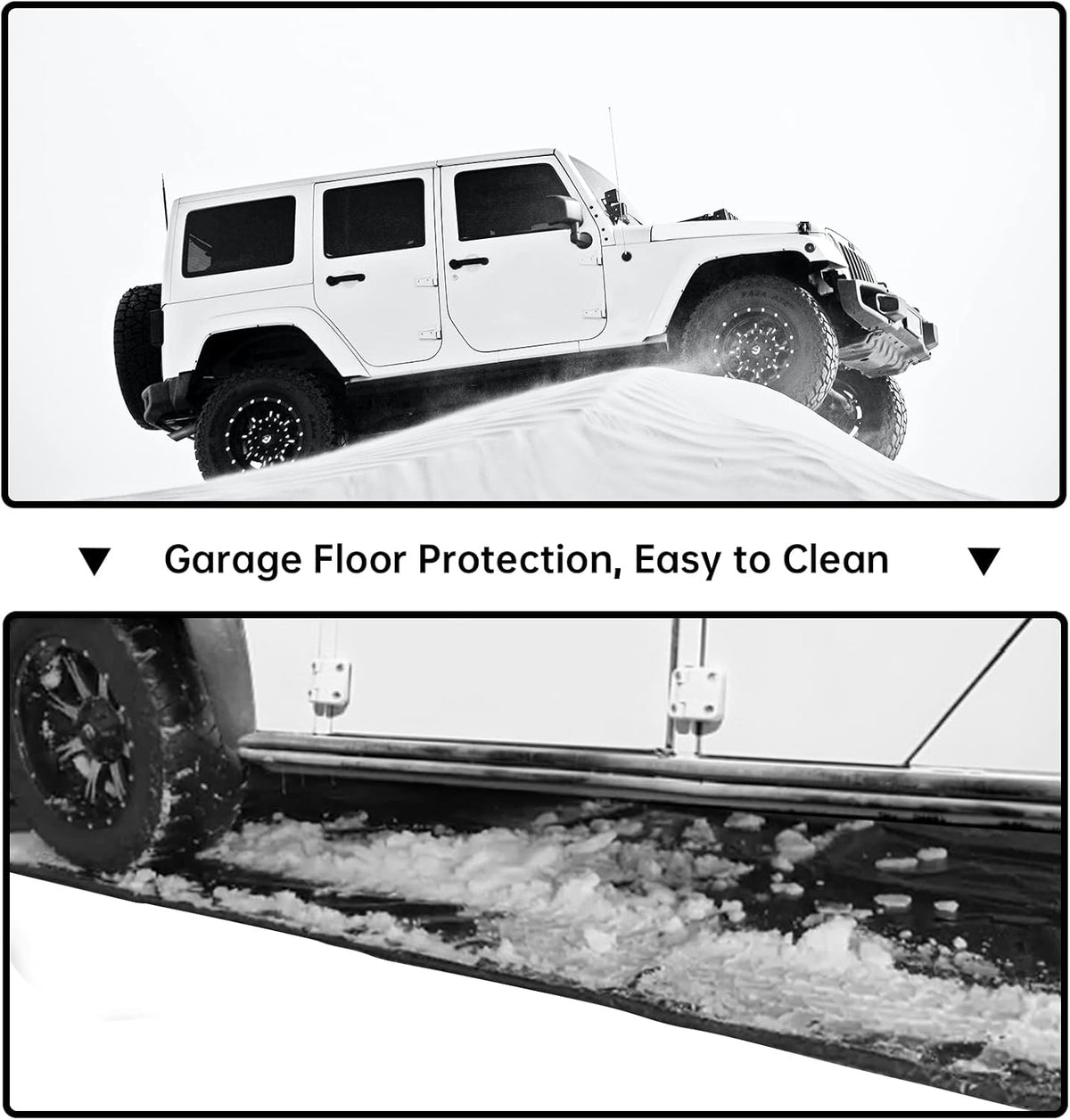 Garage Floor Mat 7'9x18' Containment Mat X1417